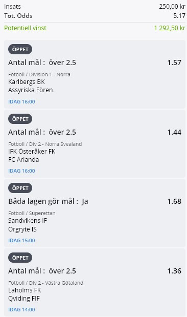 speltips idag, speltips på fotboll, betting tips, odds, dagens bästa speltips, betsson