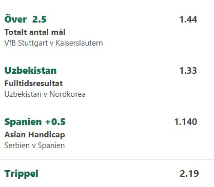 speltips, fotbolls tips, oddset, rekat och klart, dagens speltips, speltips idag