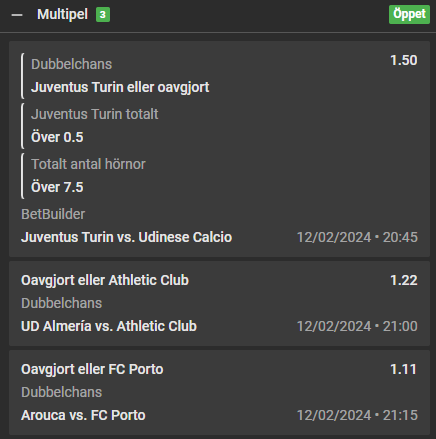 speltips idag, speltips på fotboll, betting tips, odds, dagens bästa speltips, Betinia