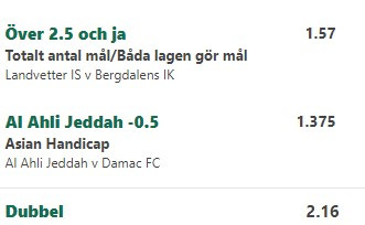 speltips, fotbolls tips, oddset, rekat och klart, dagens speltips, speltips idag