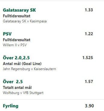 speltips, fotbolls tips, oddset, rekat och klart, dagens speltips, speltips idag