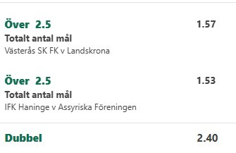 Speltips, odds, betting, fotboll, dagens dubbel, tips på fotboll, bet35