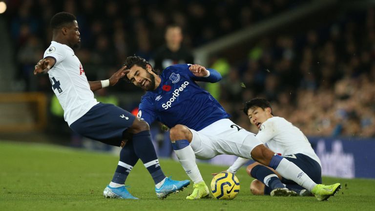 Evertons spelade rusade bort till Andre Gomes och Tottenhams Son Heung-Min blev orolig efter att ha sett resultatet Speltips, Betting, Nyhet, News, Sport, Fotboll, Premier League, Son, Gomes