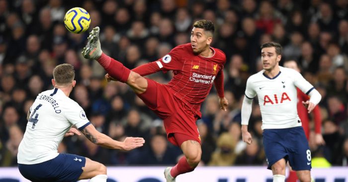 Roberto Firmino´s sjunde mål för säsongen gav Liverpool en tight vinst hos Tottenham som utökar ledningen åt dem själva uppe i toppen Speltips, Betting, News, Nyhet, Sport, Fotboll, Premier League