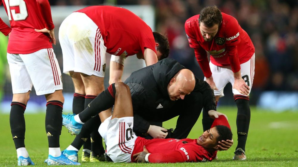 Marcus Rashford kom in som en 64:e minuters ersättning för Daniel James, men gick sedan av i den 80:e minuten, med Jesse Lingard som ersättare Speltips, Betting, Sport, Nyhet, News, Fotboll, United, Rashford