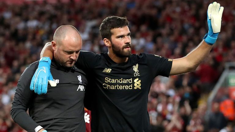 Alisson skadad efter inspark - Borta i veckor Speltips, Betting, Nyhet, Sport, Fotboll, Liverpool