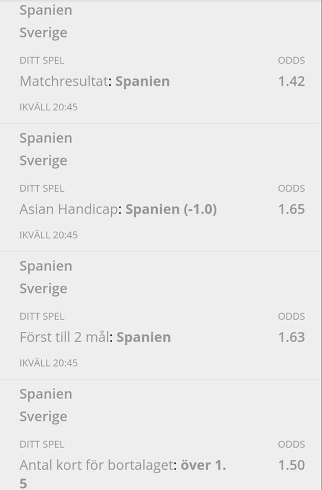 Speltips Speltips, odds, tips, betting, spelförslag, rekare, bonusar