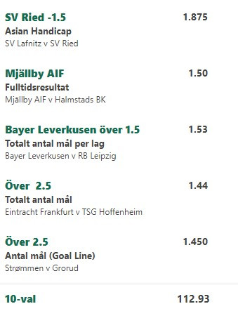 speltips, fotbolls tips, oddset, rekat och klart, dagens speltips, speltips idag