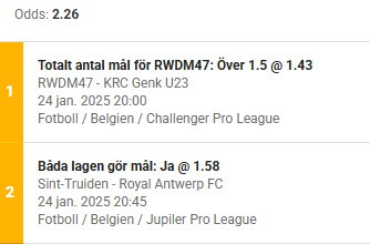 dagens speltips, belgiska ligan, Bundesliga, Schweiz Challenge League, dubbel, Bet Builder, målspel, BLGM, shots on target, fotboll odds, bettingtips