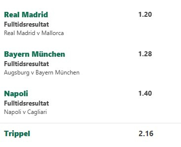 dagens speltips, odds, betting, tips, bettingtips, spel på fotboll, dubbla pengarna, bet365