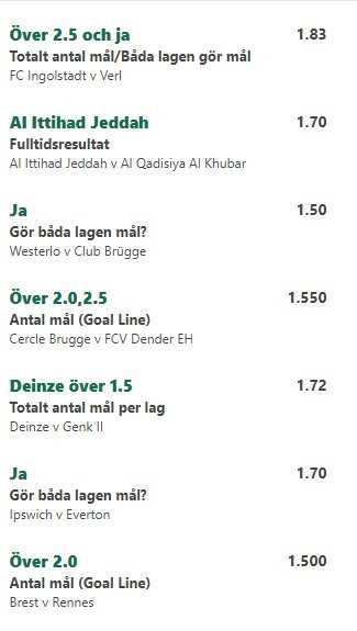 speltips, fotbolls tips, oddset, rekat och klart, dagens speltips, speltips idag